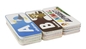 Eco scherza le carte di corrispondenza di ABC dell'alfabeto animale di carta educativo del puzzle per il 3+enni